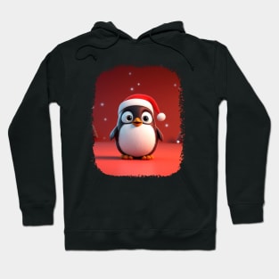 Happy Santa Penguin Hoodie